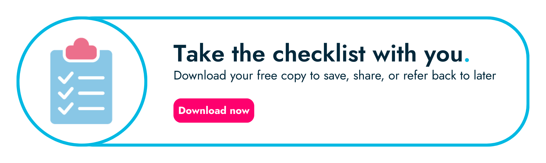 Checklist CTA