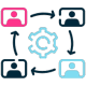 Workflow  streamline icon