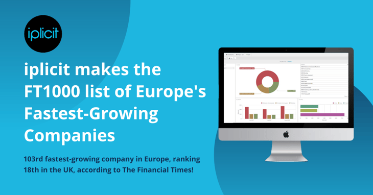 iplicit makes the FT1000 list of Europe's fastest-growing companies