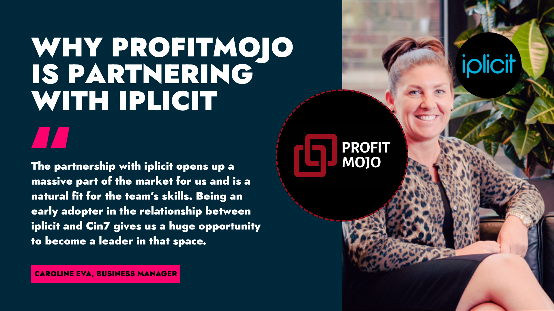 ‘It’s head and shoulders above anything else’: Why ProfitMojo is partnering with iplicit