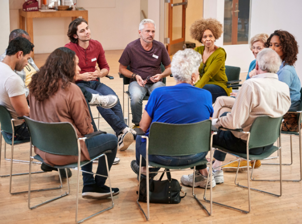 Group at a community centre