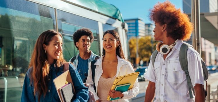 A group of uni students