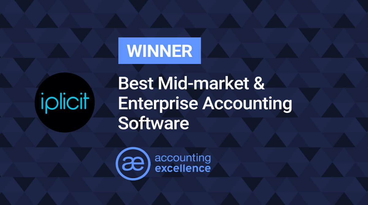 iplicit Awarded Best Mid-Market & Enterprise Accounting Software 2020