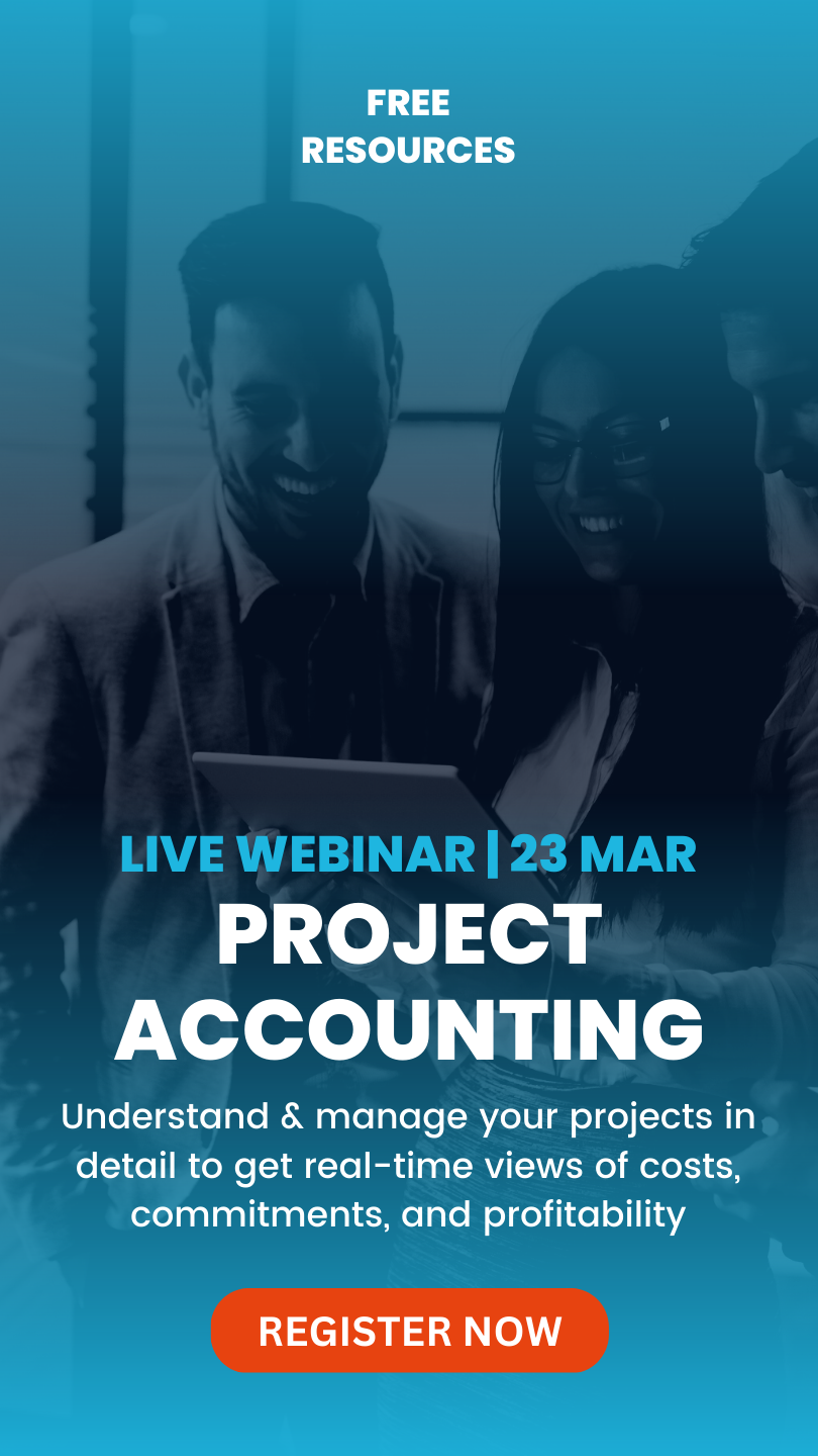 Promotional Banner - Project Accounting