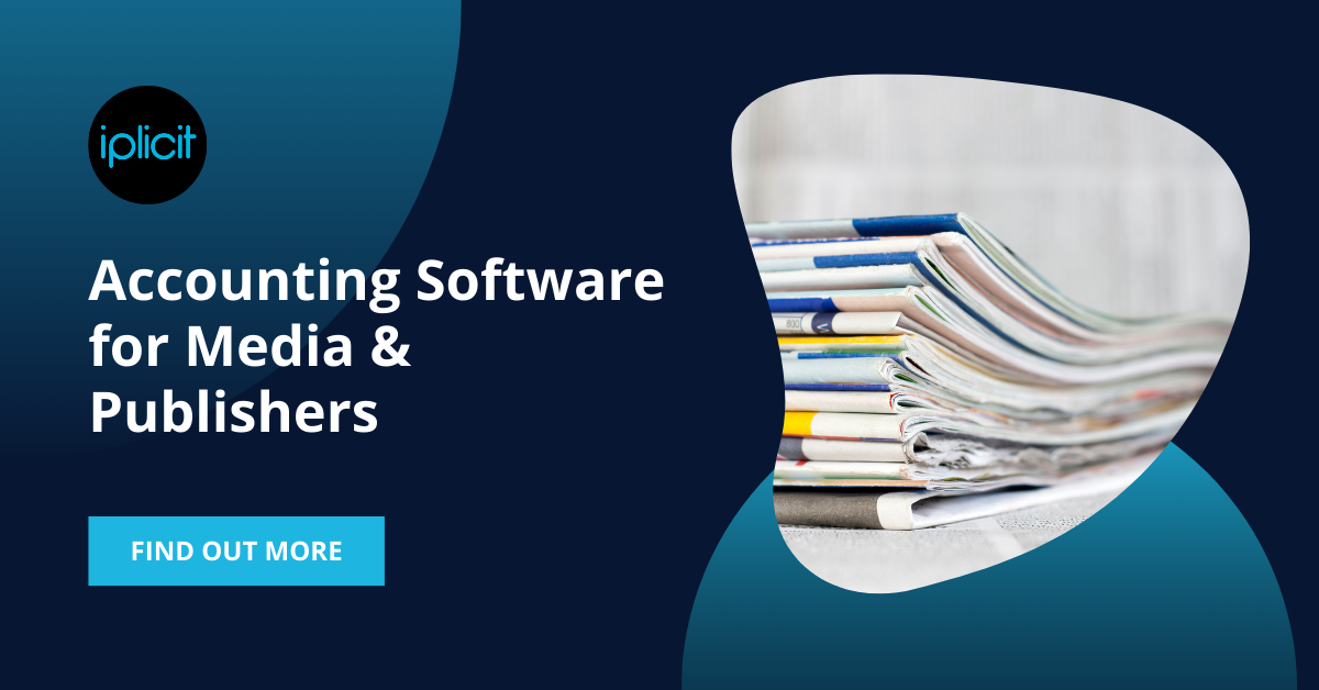 Accounting Software for Media & Publishers | iplicit