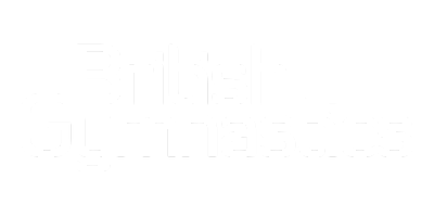 British Gymnastics White Logo