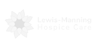 Lewis Manning Hospice White Logo